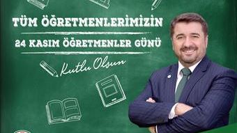 Belediye Başkanı Aytekin Şenlikoğlu'ndan ''24 Kasım Öğretmenler günü'' Mesajı